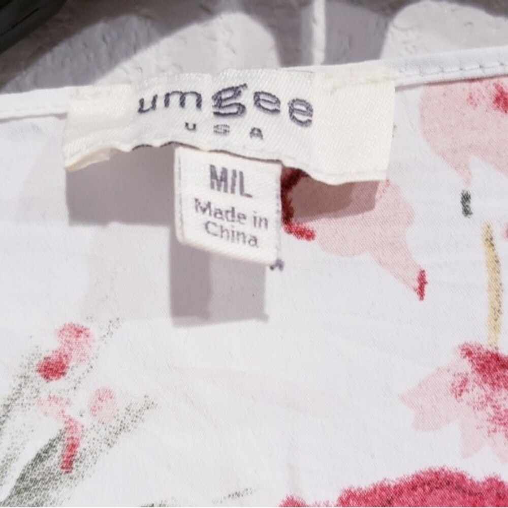 Umgee USA Floral Open Front Kimono Size M/L - Picture 2 of 6